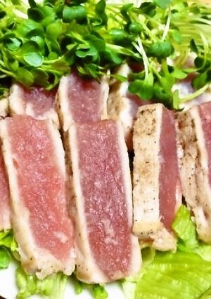 炙りマグロのサラダ-レシピのメイン写真
