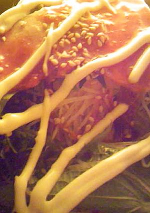 焼豚と大根のつまの焼肉のタレ胡麻マヨ和え-レシピのメイン写真
