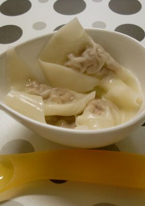 手づかみワンタン☆離乳食・幼児食に-レシピのメイン写真
