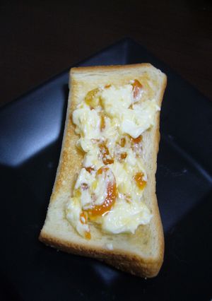 ☆絶品☆金柑クリームチーズトースト-レシピのメイン写真