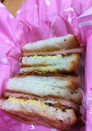 ハムカツサンド*☻-レシピのメイン写真