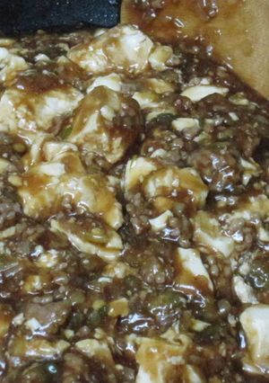 食べるラー油で食べる甘味噌豆腐♪-レシピのメイン写真