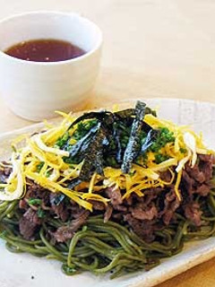 茶蕎麦で瓦そば-レシピのメイン写真