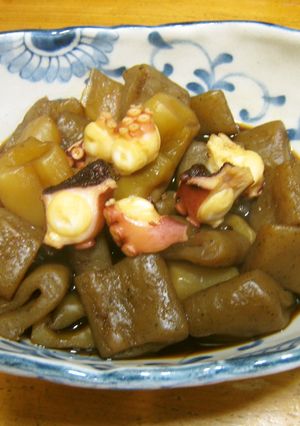 こんにゃく　しょうゆ　簡単レンジ煮-レシピのメイン写真