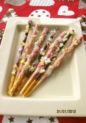 ぶきっちょ・・・でもデコポッキー♡-レシピのメイン写真