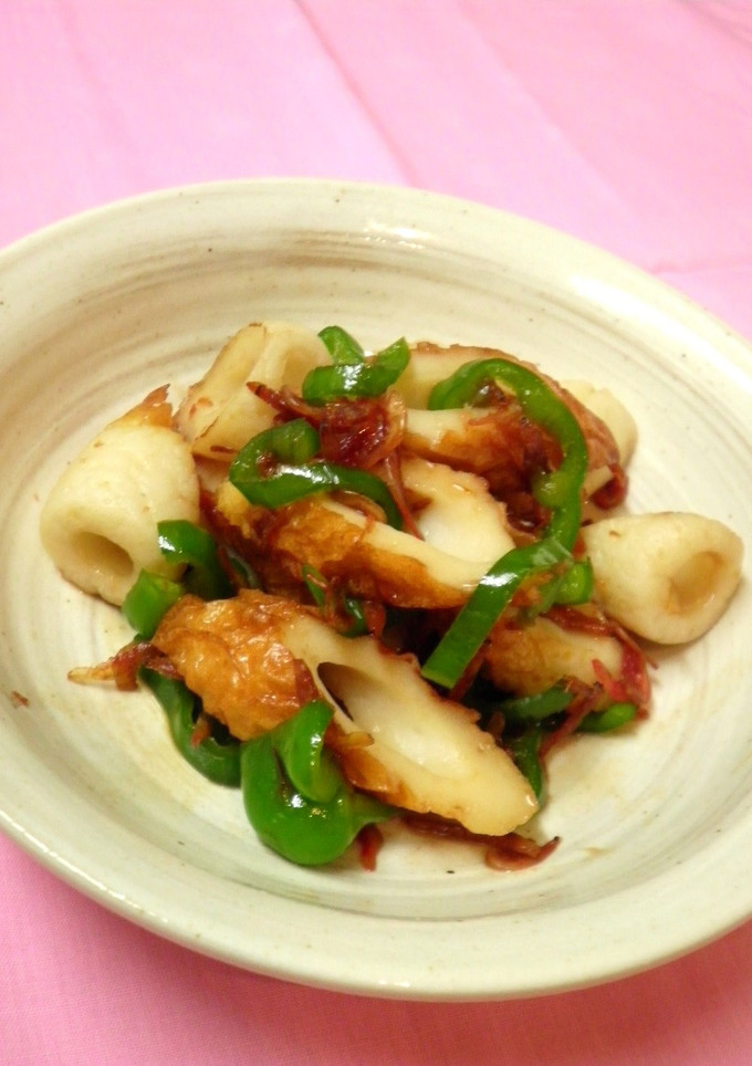 ＊竹輪とピーマンと桜えびの炒め煮＊-レシピのメイン写真