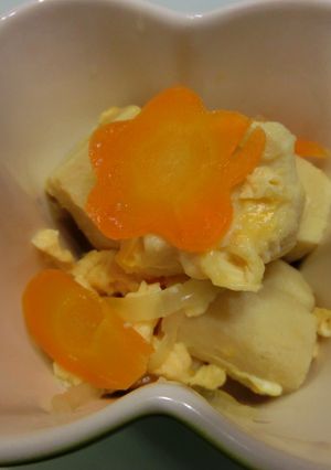 野菜入り高野豆腐の卵とじ-レシピのメイン写真