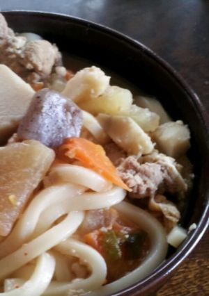 リメイク:ピリ辛けんちん汁うどん-レシピのメイン写真