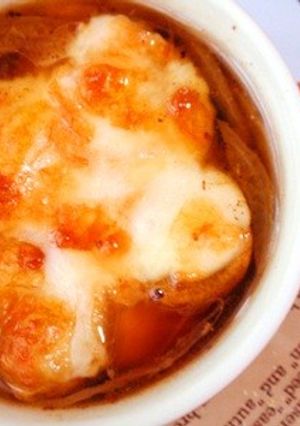 お麩で簡単*オニオングラタンスープ-レシピのメイン写真