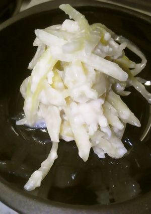 大根の皮の酒粕塩麹漬け-レシピのメイン写真