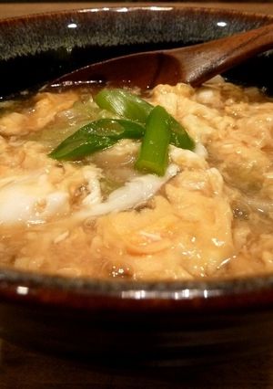 風邪の時はコレ！簡単ふわふわ卵とじうどん-レシピのメイン写真