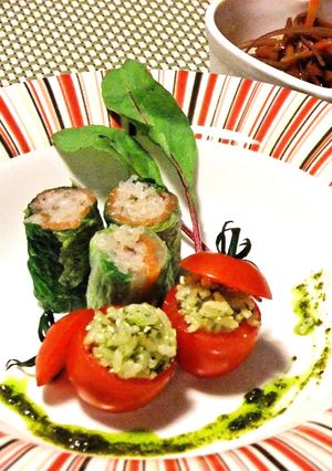 パーティーにピッタリ。洋風お野菜寿司-レシピのメイン写真
