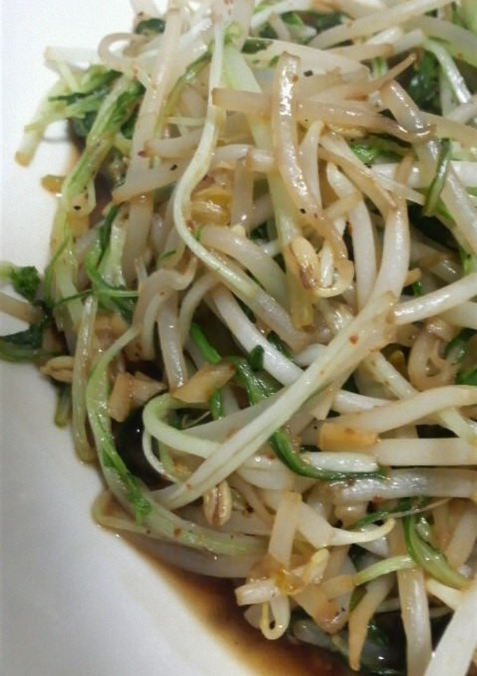 もやしと水菜の炒め物-レシピのメイン写真