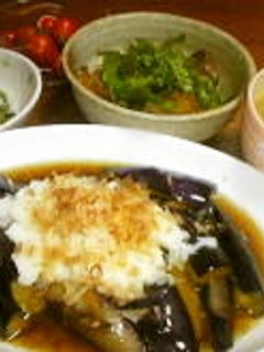 茄子の揚げ煮-レシピのメイン写真