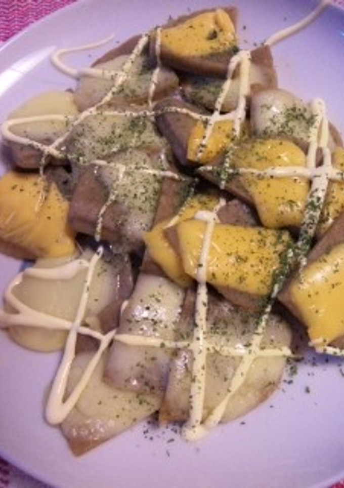 簡単おつまみ☆黒はんぺんのチーズ焼き-レシピのメイン写真