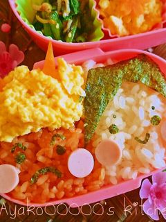 キャラ弁☆簡単♪鬼は外☆福は内☆節分弁当-レシピのメイン写真