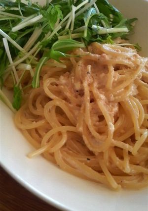 明太子のパスタ-レシピのメイン写真