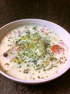ヘルシー!白菜たっぷりのミルク煮-レシピのメイン写真