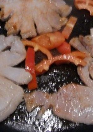 とんかつ用肉で、豚肉のしょうゆ炒め-レシピのメイン写真