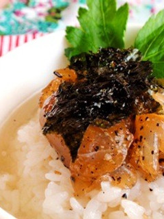 【カフェ飯】コクうま*ゴマ鯛茶漬け-レシピのメイン写真