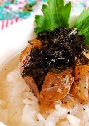 【カフェ飯】コクうま*ゴマ鯛茶漬け-レシピのメイン写真