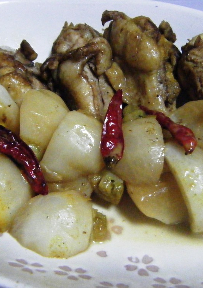 カレーと五香の香り～手羽元とかぶの煮もの-レシピのメイン写真