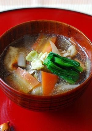 母直伝☆野菜たっぷり！新潟のお雑煮-レシピのメイン写真