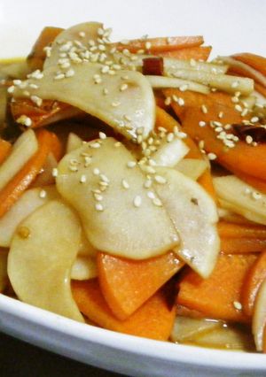 にんじんとかぶのきんぴら-レシピのメイン写真