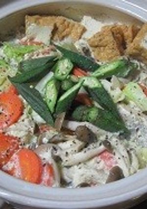 鮭の豆乳鍋-レシピのメイン写真