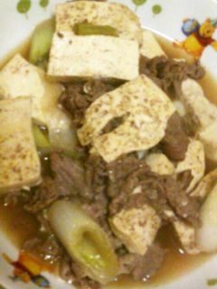 すき焼き風♪簡単肉豆腐-レシピのメイン写真