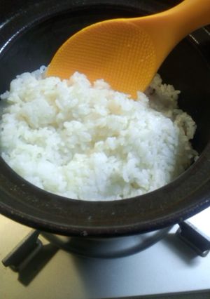 土鍋で炊飯-レシピのメイン写真