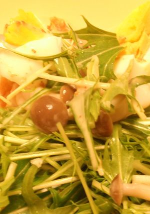水菜ときのこのサラダ★-レシピのメイン写真