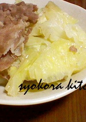 簡単！！キャベツと豚肉蒸し☆-レシピのメイン写真