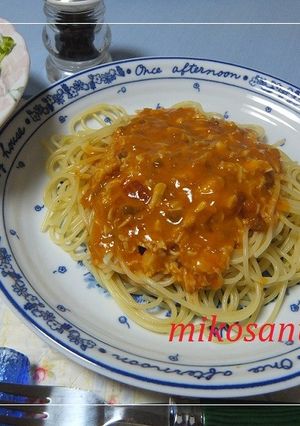 超~簡単♪カニのクリームソースパスタ-レシピのメイン写真