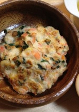 離乳食なのにつまみにもなる納豆つくね-レシピのメイン写真