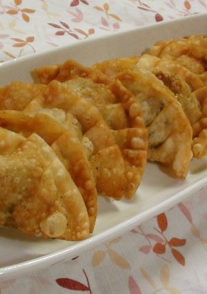 ブリの残りで揚げ餃子♪-レシピのメイン写真