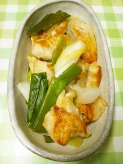 レモンが決め手!胸肉と長ネギの旨塩焼き-レシピのメイン写真