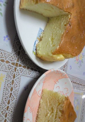チーズスフレ風なふゎふゎヨーグルトケーキ-レシピのメイン写真