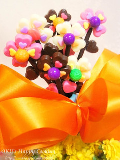 デコポッキーで花束を!-レシピのメイン写真