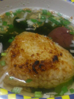 二日酔い防止!簡単しじみの焼きお握り茶漬-レシピのメイン写真