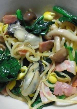 かきと大豆もやしのこく旨ソテー-レシピのメイン写真