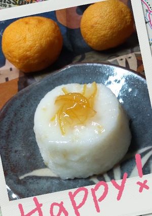 柚子の淡雪かん-レシピのメイン写真