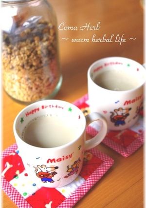 カモミール豆乳-レシピのメイン写真