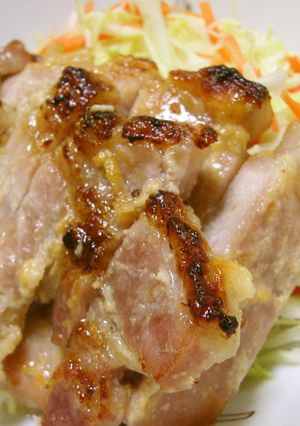 梅香る☆豚の酒粕焼き-レシピのメイン写真