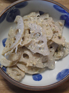 塩麹豆腐の蓮根和え-レシピのメイン写真