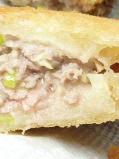 餃子の余り餡で♪ギョーザ揚げパン☆-レシピのメイン写真