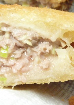 餃子の余り餡で♪ギョーザ揚げパン☆-レシピのメイン写真