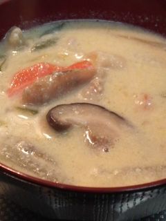 あったまる〜♪具だくさん豆乳味噌汁☆-レシピのメイン写真