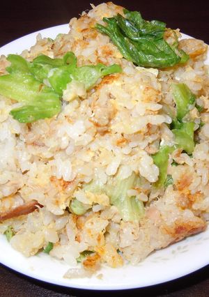 ツナとレタスのチャーハン-レシピのメイン写真
