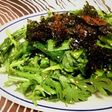 春菊とニラの韓国風サラダ
